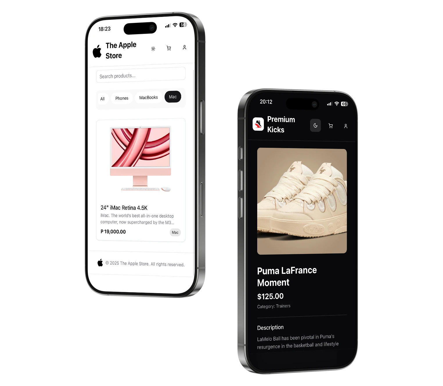 Online store illustration